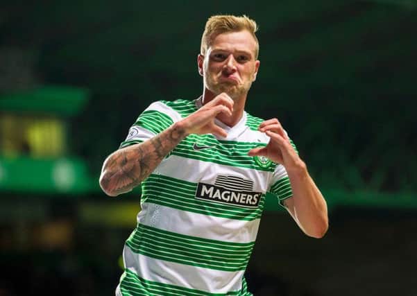 John Guidetti is targeting a hat-trick against Rangers but hasn't scored in six league matches. Picture: SNS