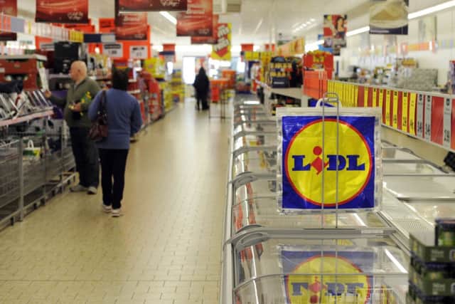 Lidl enjoyed a rise in sales over the festive period, and it now has a 3.5 per cent share of the UK grocery market. Picture: Greg Macvean