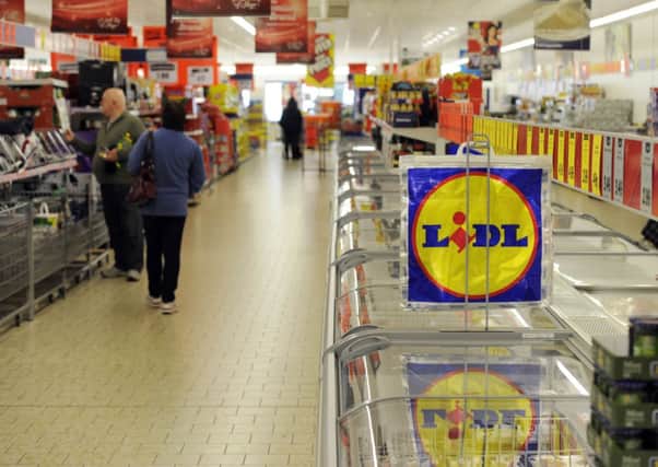 Lidl enjoyed a rise in sales over the festive period, and it now has a 3.5 per cent share of the UK grocery market. Picture: Greg Macvean