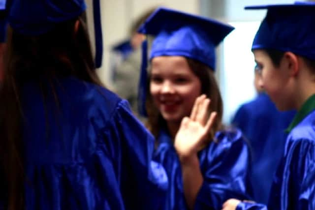 Around 60 pupils took part in the graduation ceremony. Picture: Contributed