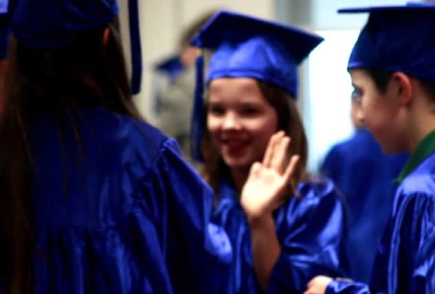Around 60 pupils took part in the graduation ceremony. Picture: Contributed