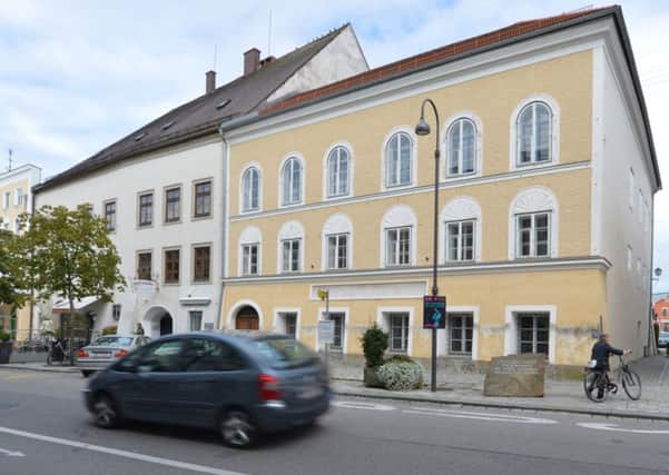 Adolf Hitler's birth house in Braunau am Inn, Austria. Picture: AP