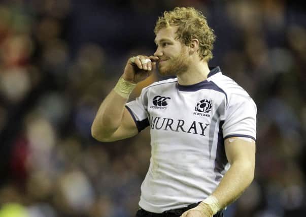 Ross Rennie played 20 times for Scotland, with his last appearance against New Zealand at Murrayfield in 2012. Picture: Getty Images