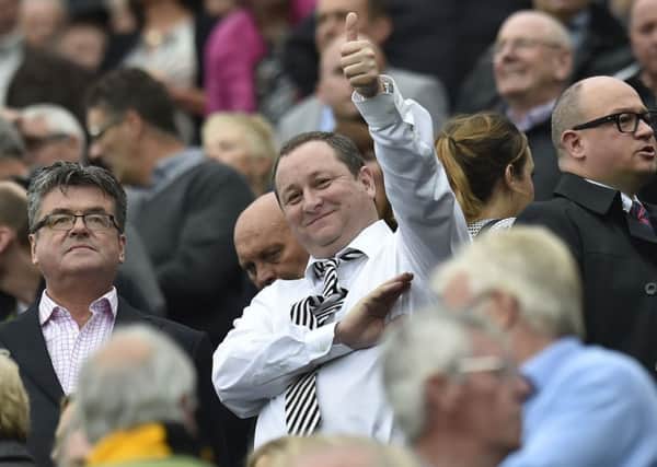 Mike Ashley has notified land register chiefs that he intends to take securities against Ibrox Stadium and Murray Park. Picture: PA
