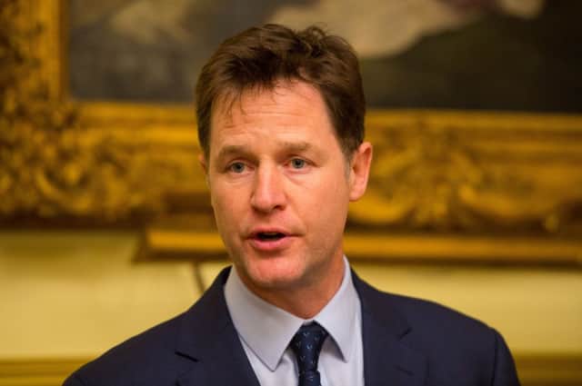 Nick Clegg has urged broadcasters to show 'backbone' by pressing ahead with debates without David Cameron. Picture: PA