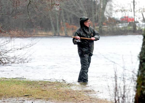 Anglers gather on the banks of the River Tay for the opening of the Salmon Fishing Season. Picture: Lisa Ferguson