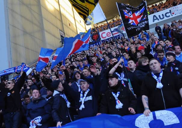 The prospect of the Ashley deal has been met with fury by Rangers fans. Picture: Gary Hutchison.