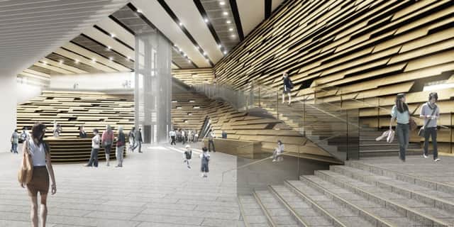 An artist's impression of the main hall at the Dundee V&A museum. Picture: Contributed
