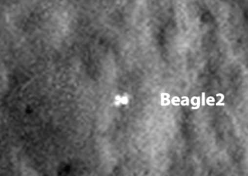 This image provided by NASA shows the Beagle 2. Picture: AP