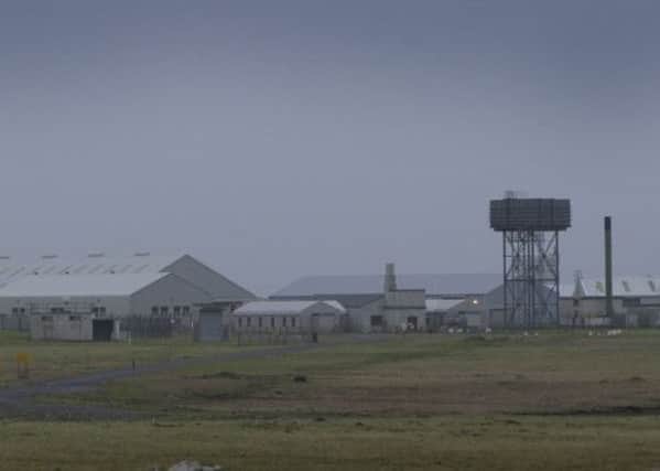 Government buildings at the rocket range. Picture: Allan Milligan