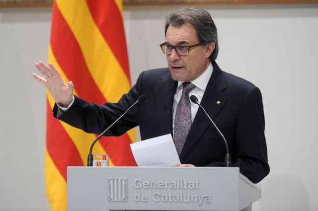 Artur Mas announced early elections next September. Picture: Getty
