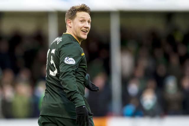 Is this goodbye? Kris Commons bade farewell to the Celtic support but Ronny Deila says Commons is going nowhere. Picture: SNS
