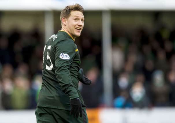 Is this goodbye? Kris Commons bade farewell to the Celtic support but Ronny Deila says Commons is going nowhere. Picture: SNS