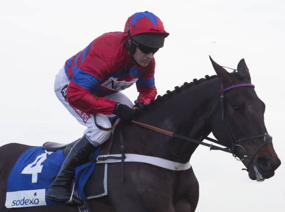Barry Geraghty steers Sprinter Sacre to second place at Ascot. Picture: PA