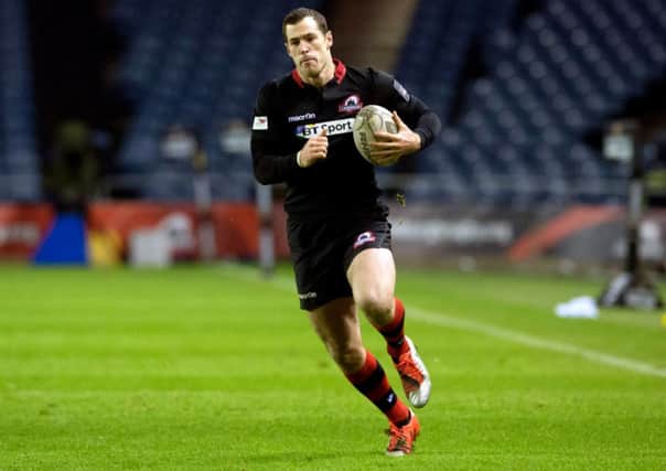 Tim Visser's performances for Edinburgh Rugby have caught the attentin of a number of top clubs. Picture: SNS