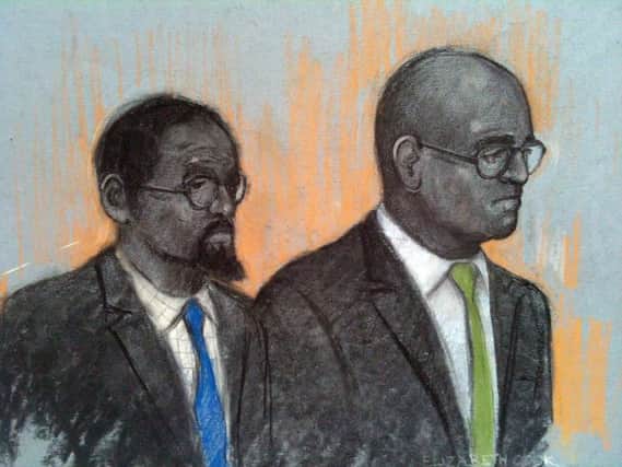 Hasan Mohamed, left, and Dhanuson Dharmasena at Southwark Crown Court. Picture: Elizbeth Cook/PA