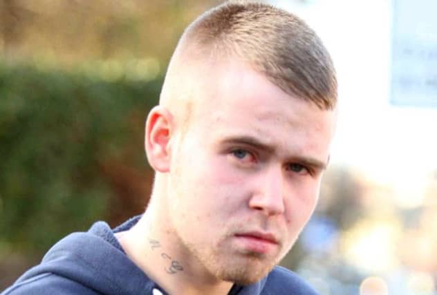 Robert McGinlay leaves court. Picture: Sam Hardie