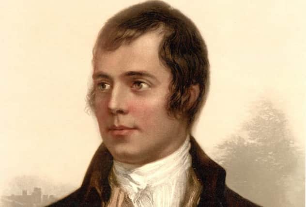 Robert Burns. Picture: Contributed