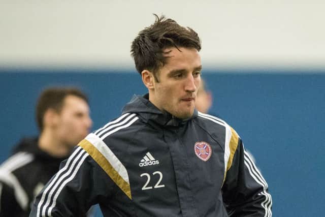 Brad McKay, who appears to have no future at Hearts, is in talks with St Johnstone. Picture: SNS