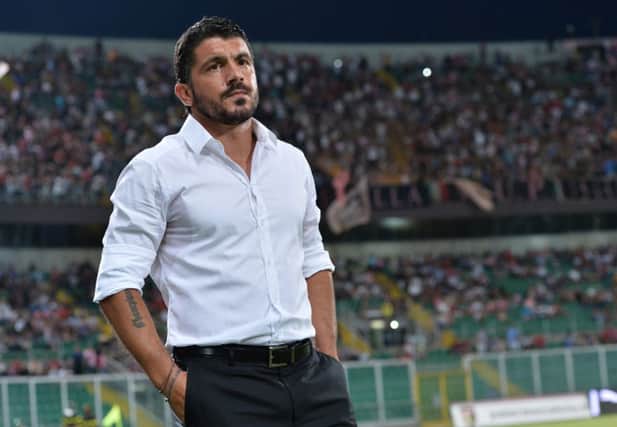 Former Rangers midfielder Rino Gattuso is keen to return to Scotland through the vacant managers position at Hamilton. Picture: Getty