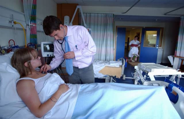 The money will be used to help cut the numbers of people waiting to be discharged. Picture (posed by models): Tony Marsh