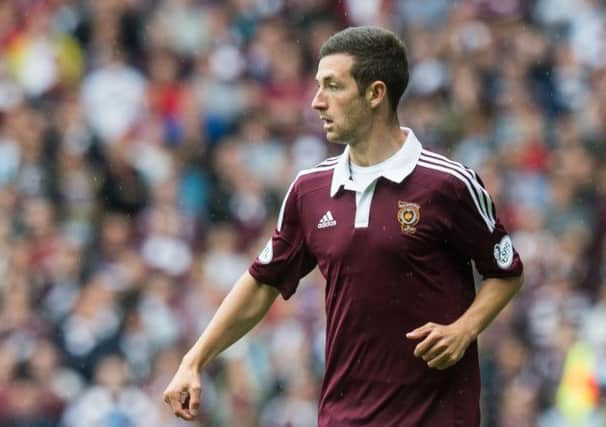 Jason Holt has drifted in and out of the Hearts team this season and could exit Tynecastle. Picture: Ian Georgeson