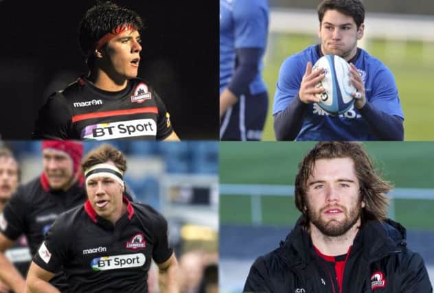 (Clockwise from top left) Hugh Blake, Sam Hidalgo-Clyne, Ben Toolis and Hamish Watson have all been selected. Pictures: SNS/TSPL