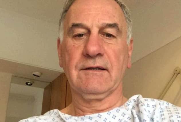 Charles Green, seen here in a selfie while at hospital, hasn't ruled out returning to Rangers. Picture: Contributed