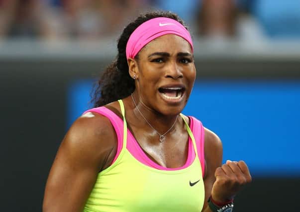 Serena Williams: Record bid. Picture: Getty