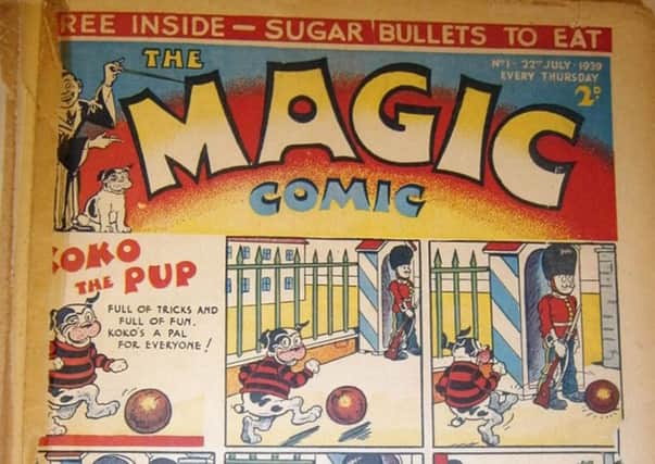 A front cover of The Magic Comic as the 1939 bound collection sold at auction for more than seven times the expected price. Picture: PA