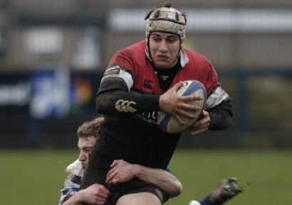 Glasgow Hawks player
Ally Maclay.
Picture: Neil Hanna