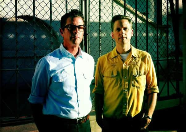 Calexico's John Convertino, left, and Joey Burns. Picture: Contributed