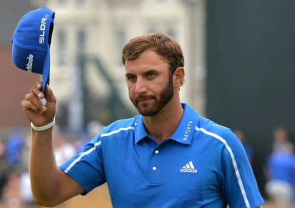 Dustin Johnson: Faced allegations of drug taking after absence. Picture: Getty