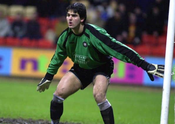 Julian Speroni in Dundee colours. Picture: Sandy Young