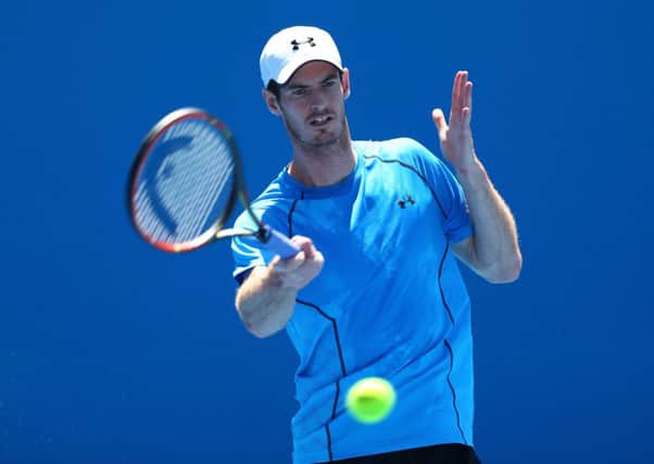 Andy Murray saw off Marinko Matosevic, but appeared to hit back at his critics after the win. Picture: Getty