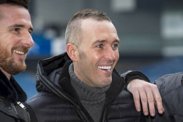 Fernando Ricksen returns to Ibrox to promote his upcoming tribute game. Picture: SNS