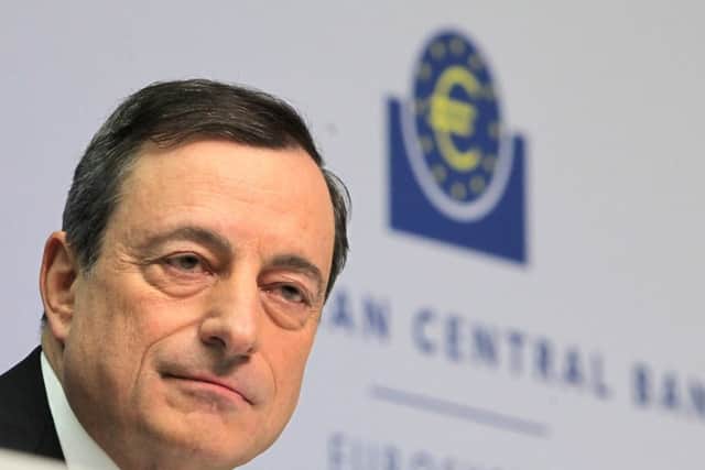 Mario Draghi, head of the European Central Bank (ECB). Picture: Getty