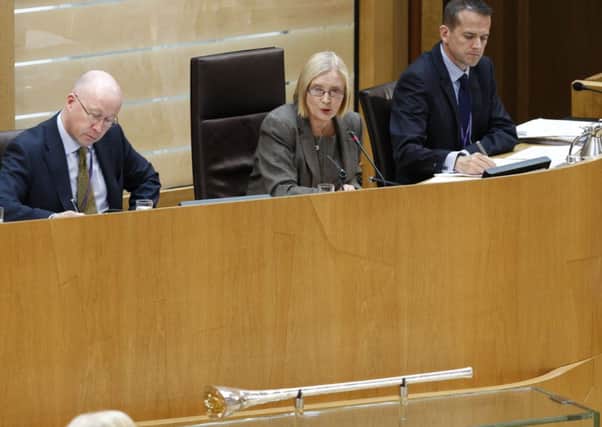Presiding Officer Tricia Marwick. Picture: Andrew Cowan/Scottish Parliament