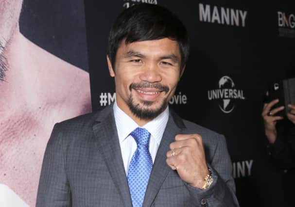 Manny Pacquiao. Picture: AP