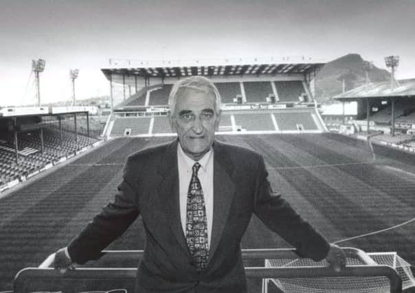 Douglas Cromb at Easter Road Stadium. Picture: Contributed