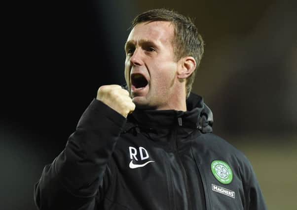 Ronny Deila has called for a peaceful semi-final but will not modify his full-time celebrations if Celtic win. Photograph: Sammy Turner/SNS