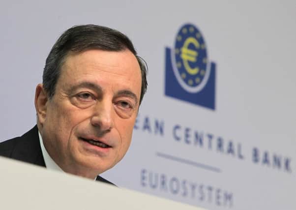 Mario Draghi, head of the European Central Bank (ECB). Picture: Getty
