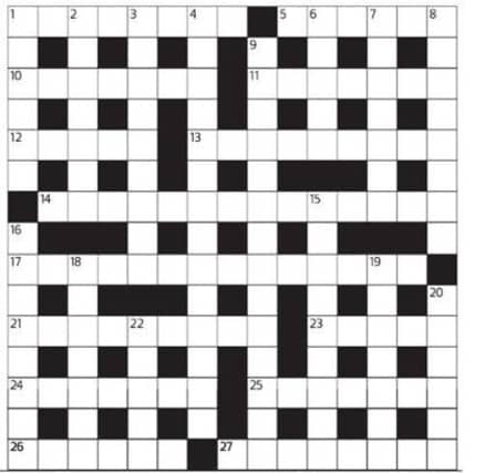 Saturday's puzzle.