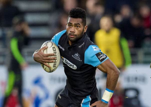 Glasgow scrum-half Niko Matawalu will join Bath. Picture: SNS
