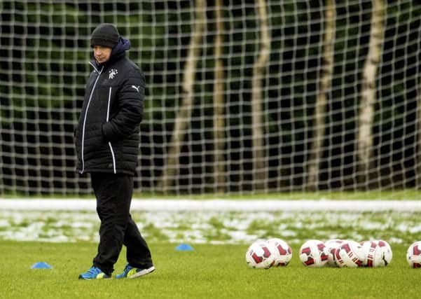 Rangers caretaker manager Kenny McDowall has much to ponder ahead of Sundays Old Firm clash. Photograph: Craig Williamson/SNS