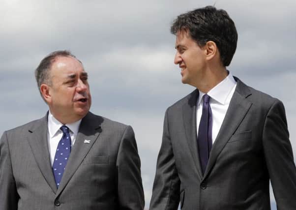 Were the SNP to act as kingmaker to Ed Miliband after the election, some are even suggesting Alex Salmond could be his deputy. Picture: PA