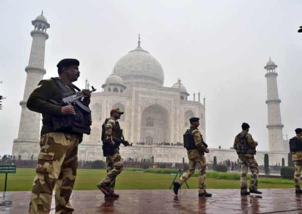 The security is in place but President Obama will now miss out on a visit to the Taj Mahal in Agra. Picture: Pawan Sharma/AP