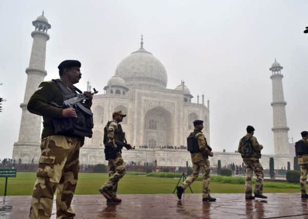 The security is in place but President Obama will now miss out on a visit to the Taj Mahal in Agra.  Picture: Pawan Sharma/AP