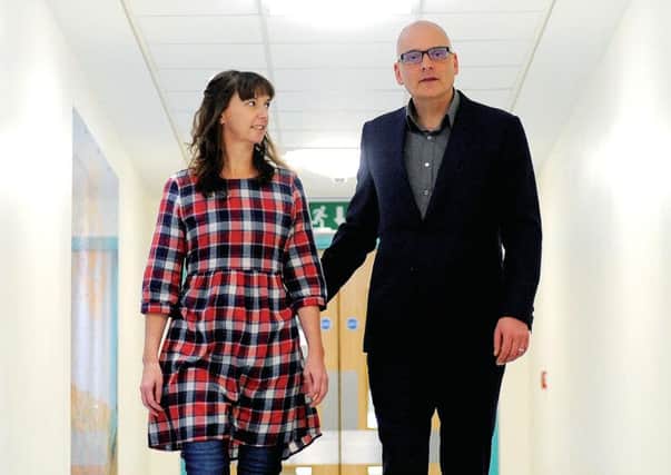 Pauline with Dr Michael Jacobs. Picture: Lisa Ferguson