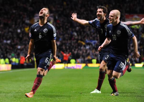 Scotland matches will be shown on terrestial television if Labour are elected, Ed Miliband has said. Picture: Lisa Ferguson
